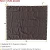 imageMytee Products 2 Pack 6 x 8 Green Canvas Tarp 12oz Heavy Duty Water ResistantDark Brown 2 Pcs