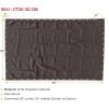 imageMytee Products 2 Pack 6 x 8 Green Canvas Tarp 12oz Heavy Duty Water ResistantDark Brown 2 Pcs