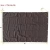 imageMytee Products 2 Pack 6 x 8 Green Canvas Tarp 12oz Heavy Duty Water ResistantDark Brown 2 Pcs