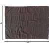 imageMytee Products 2 Pack 6 x 8 Green Canvas Tarp 12oz Heavy Duty Water ResistantDark Brown 4 Pcs