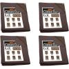 imageMytee Products 2 Pack 6 x 8 Green Canvas Tarp 12oz Heavy Duty Water ResistantDark Brown 4 Pcs