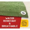 imageMytee Products 2 Pack 6 x 8 Green Canvas Tarp 12oz Heavy Duty Water ResistantGreen 1 Pc