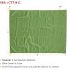 imageMytee Products 2 Pack 6 x 8 Green Canvas Tarp 12oz Heavy Duty Water ResistantGreen 1 Pc