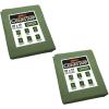 imageMytee Products 2 Pack 6 x 8 Green Canvas Tarp 12oz Heavy Duty Water ResistantGreen 2 Pcs