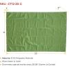 imageMytee Products 2 Pack 6 x 8 Green Canvas Tarp 12oz Heavy Duty Water ResistantGreen 2 Pcs