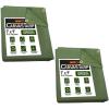 imageMytee Products 2 Pack 6 x 8 Green Canvas Tarp 12oz Heavy Duty Water ResistantGreen 2 Pcs