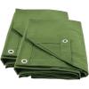 imageMytee Products 2 Pack 6 x 8 Green Canvas Tarp 12oz Heavy Duty Water ResistantGreen 2 Pcs