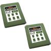 imageMytee Products 2 Pack 6 x 8 Green Canvas Tarp 12oz Heavy Duty Water ResistantGreen 2 Pcs