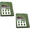 imageMytee Products 2 Pack 6 x 8 Green Canvas Tarp 12oz Heavy Duty Water ResistantGreen 2 Pcs