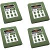 imageMytee Products 2 Pack 6 x 8 Green Canvas Tarp 12oz Heavy Duty Water ResistantGreen 4 Pcs