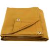 imageMytee Products 2 Pack 6 x 8 Green Canvas Tarp 12oz Heavy Duty Water ResistantTan 1 Pc