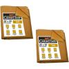 imageMytee Products 2 Pack 6 x 8 Green Canvas Tarp 12oz Heavy Duty Water ResistantTan 2 Pcs