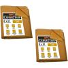 imageMytee Products 2 Pack 6 x 8 Green Canvas Tarp 12oz Heavy Duty Water ResistantTan 2 Pcs
