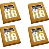 imageMytee Products 2 Pack 6 x 8 Green Canvas Tarp 12oz Heavy Duty Water ResistantTan 4 Pcs
