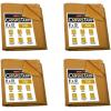 imageMytee Products 2 Pack 6 x 8 Green Canvas Tarp 12oz Heavy Duty Water ResistantTan 4 Pcs