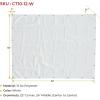 imageMytee Products 2 Pack 6 x 8 Green Canvas Tarp 12oz Heavy Duty Water ResistantWhite 1 Pc
