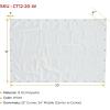 imageMytee Products 2 Pack 6 x 8 Green Canvas Tarp 12oz Heavy Duty Water ResistantWhite 2 Pcs