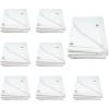 imageMytee Products 2 Pack 6 x 8 Green Canvas Tarp 12oz Heavy Duty Water ResistantWhite 8 Pcs
