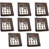 Dark Brown (8 Pcs)