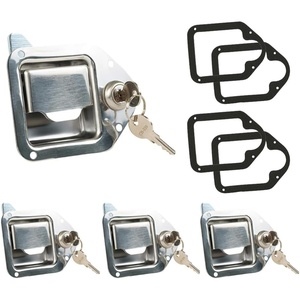 image:imageMytee Products 4 Pack Truck Tool Box Latch Replacement Lock wKeyed Alike Keys  438x314 Stainless Steel Tool Box Lock Replacement Handle for Trucks RV Trailer UTV ATV4  Pack