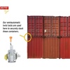 image:imageMytee Products SemiAutomatic Shipping Container Twist Lock  HotDip Galvanized Steel ISO 1161 Secure Container Lock with High Load Strength for Attachment1  Pack