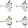 image:imageMytee Products SemiAutomatic Shipping Container Twist Lock  HotDip Galvanized Steel ISO 1161 Secure Container Lock with High Load Strength for Attachment4  Pack