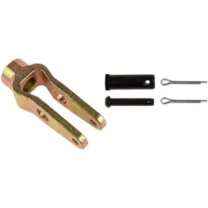 image:imageMytee Products Slack Adjuster Double Pinned Straight Clevis Pin Kit with Pins 5818 Threaded for Air Brake Chambers Replace R810019 Freightliner A6809960540 TDA R8100091  Pack