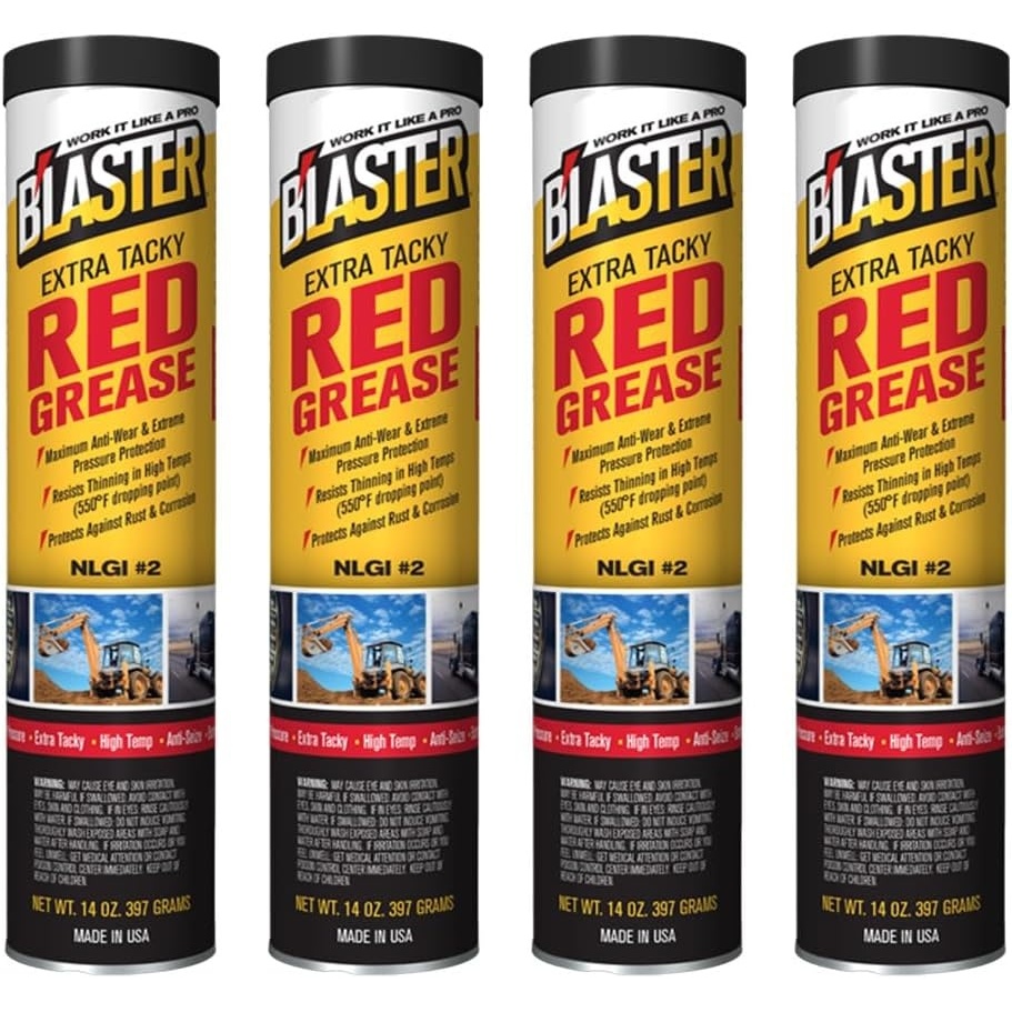 image:imageMytee Products Blaster ExtraTacky Grease 14 oz for High Temp Lubrication  Corrosion Protection Grease for Wheel Bearing Automative Garage Door Lithium Plumbers  Semi Truck Accessories4  Pack