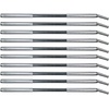 image:imageMytee Products 10 Pack 35 Standard Winch Bar for Flatbed Trailer  Yellow Powder Coated CarbonSteel Winch Bar with NonSlip Handle  Strap Binder Bar for Flatbed WinchesSilver