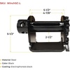 image:imageMytee Products 2 Pack Trailer Winch  Standard Sliding C Track  Low Profile1 Pack
