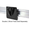 image:imageMytee Products 2 Pack Trailer Winch Double L Low Rack Hook Black Powder Coated2  Pack