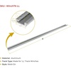 image:imageMytee Products 4 Pack Double L Sliding Winch Track  6ft Aluminum  LL Track for Flatbed Trailer  WeldOn Bottom Mount for Cargo Tie Down8  Pack
