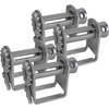 image:imageMytee Products 4 Pack Flatbed Trailer Winch  Standard Slider  Compatible with East Sliding TracksZinc Coated