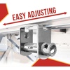 image:imageMytee Products 4 Pack Flatbed Trailer Winch  Standard Slider  Compatible with East Sliding TracksZinc Coated