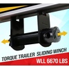 image:imageMytee Products 4 Pack Trailer Winch for Double L Track  Higher 6670 lbs WLL  Torque Drive Winch for Standard LL Tracks  12 Socket for 12 Torque Wrench4  Pack