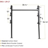 image:imageMytee Products 54 3 Place Lockable Trimmer Weedeater Rack Carrier Mount for Landscaping Truck amp Enclosed Trailers with Added Support Bracket for Durability  Weedeater Line Holder Carrier Mount2  Pack