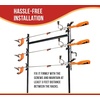 image:imageMytee Products 54 3 Place Lockable Trimmer Weedeater Rack Carrier Mount for Landscaping Truck amp Enclosed Trailers with Added Support Bracket for Durability  Weedeater Line Holder Carrier Mount2  Pack
