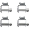 image:imageMytee Products 8 Pack Bolt on Winch Flatbed Trailer Truck WinchesSilver