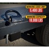 image:imageMytee Products Heavy Duty Adjustable Trailer Stake Pocket Small 58 Forged D Ring Black Powder Coated w 12 Hitch Pin Load limit 5400 lbs 2 Adjustable Holes  Stake Pocket DRing Tie Down Utility4  Pack