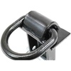 image:imageMytee Products Heavy Duty Adjustable Trailer Stake Pocket Small 58 Forged D Ring Black Powder Coated w 12 Hitch Pin Load limit 5400 lbs 2 Adjustable Holes  Stake Pocket DRing Tie Down Utility4  Pack