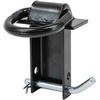 image:imageMytee Products Heavy Duty Adjustable Trailer Stake Pocket Small 58 Forged D Ring Black Powder Coated w 12 Hitch Pin Load limit 5400 lbs 2 Adjustable Holes  Stake Pocket DRing Tie Down Utility2  Pack