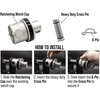 image:imageMytee Products Overdrive Ratcheting Cap  Use to Convert Any Winch into a Ratching Winch by Adding Overdrive Ratching Cap Fits Most Trailers4  Pack
