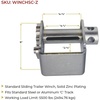 image:imageMytee Products Standard Sliding Zinc Coated Winch for C Track WLL 5500 lbs