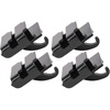 image:imageMytee Products 2 Pack Trailer Winch Double L Low Rack Hook Black Powder Coated4  Pack