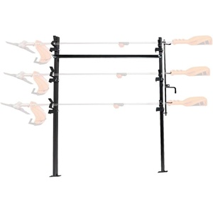 image:imageMytee Products 54 3 Place Lockable Trimmer Weedeater Rack Carrier Mount for Landscaping Truck amp Enclosed Trailers with Added Support Bracket for Durability  Weedeater Line Holder Carrier Mount1  Pack