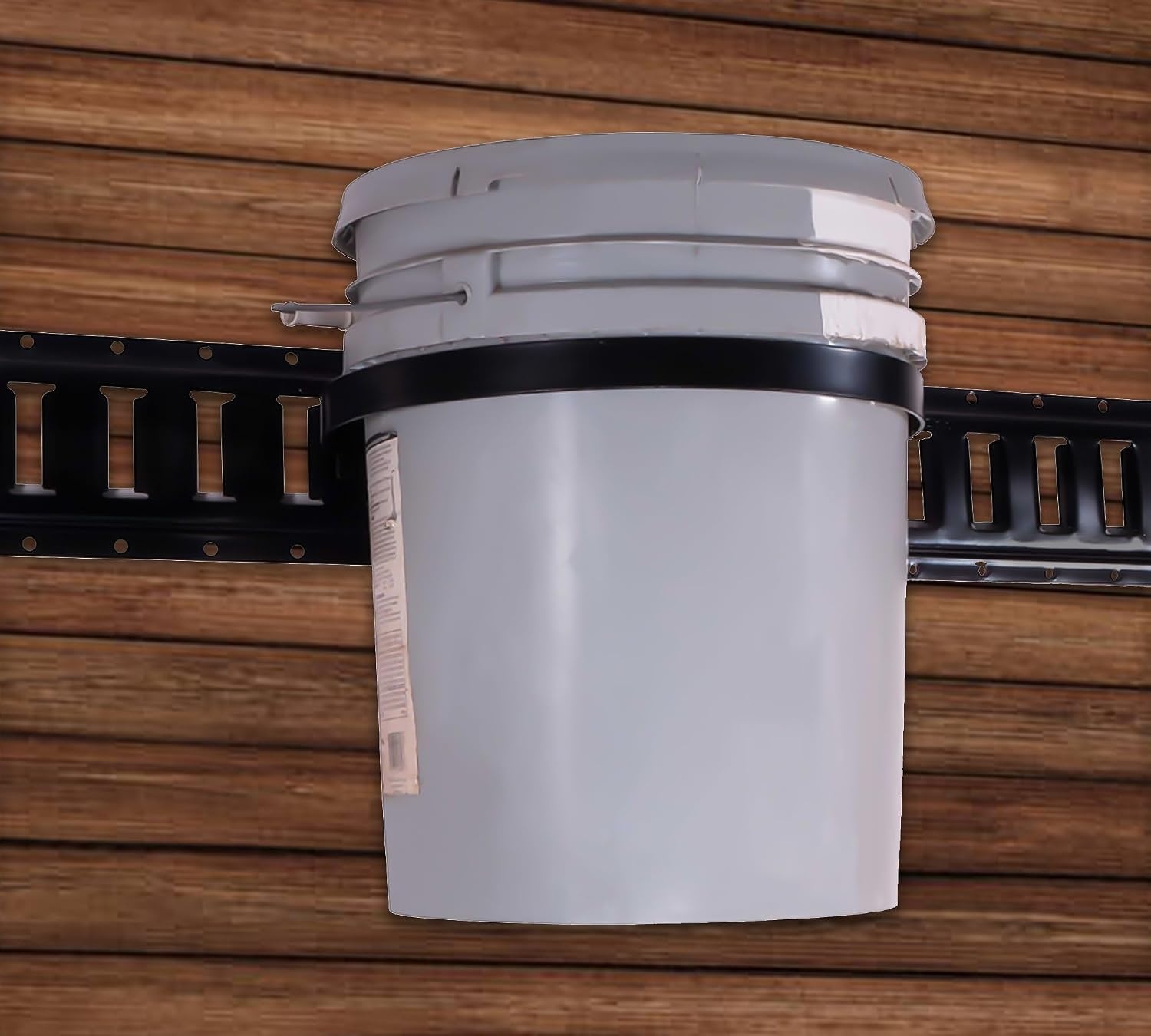 image:imageMytee Products ETrack Bucket Holder  Enclosed Trailer 5 Gallon Holder  Accessories for Trailer Workshop amp Garage  Max 1225 Dia2