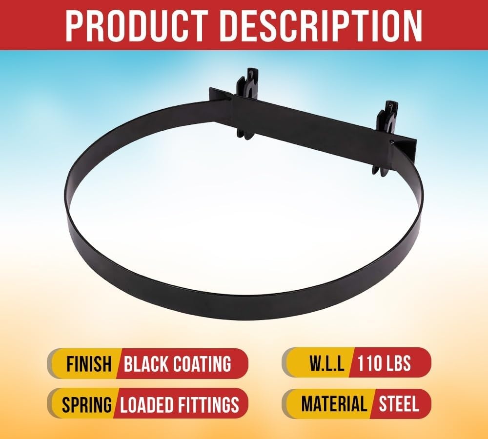 image:imageMytee Products ETrack Bucket Holder  Enclosed Trailer 5 Gallon Holder  Accessories for Trailer Workshop amp Garage  Max 1225 Dia4
