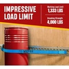 image:imageMytee Products 10 Pack 2 x 20 E Track Straps wSpring EFittings  Blue Ratchet Etrack Straps wHeavy Duty 4000 lbs Breaking Strength for Enclosed Trailers Trucks amp Vans100  Pack