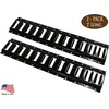 image:imageMytee Products 2 Pack 2 Horizontal ETrack TieDown Rail  Made in USA  HotDipped Galvanized Steel BoltOn Tie Down Rail for Cargo on Pickups Trucks Trailers VansBlack
