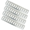 image:imageMytee Products 2 Pack 2 Horizontal ETrack TieDown Rail  Made in USA  HotDipped Galvanized Steel BoltOn Tie Down Rail for Cargo on Pickups Trucks Trailers VansGalvanized Silver